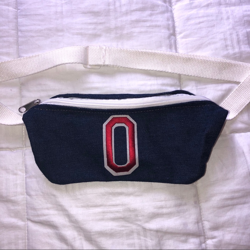 Ohio State Patch Denim Fanny Pack / OSU